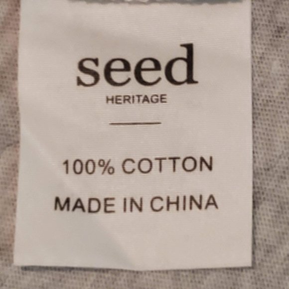 4/$20 Seed Gold Sequin Triangle Pattern Tee - Picture 6 of 6